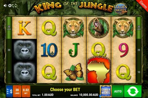 Play King Of The Jungle Golden Nights Bonus slot